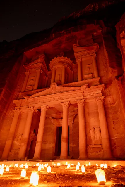 Petra by candlelight